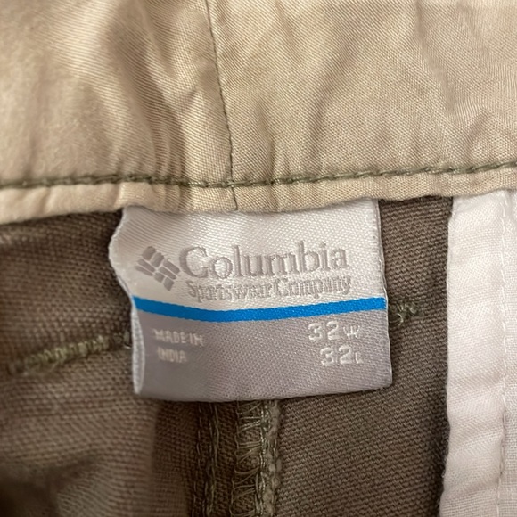 Columbia green khaki pants size 32 - Picture 4 of 7